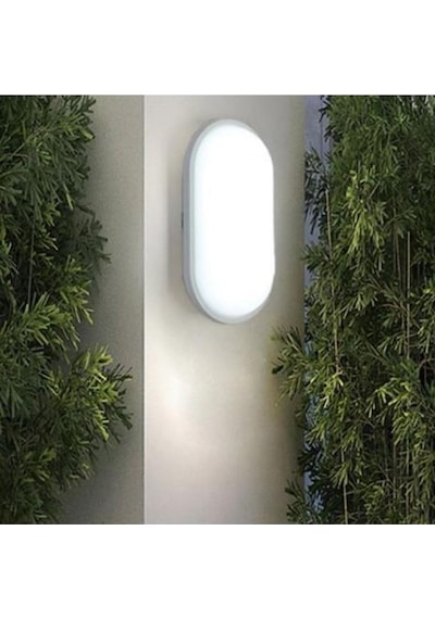 Horoz Aydos 20w Oval Beyaz Led Nem Su Geçirmez Banyo Bahçe Modern Tavan Lambası Beyaz Işık Modern Tavan Lambası Beyaz