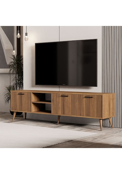 Mezza 1583 Exxen 180 Cm (AHŞAP AYAKLI) Tv Ünitesi Ürgüp