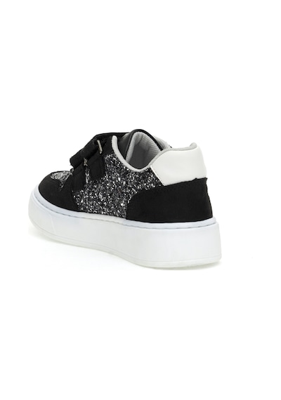 U.S. Polo Assn. Kız Çocuk Siyah Simli Sneaker Ayakkabı 50315552-VR046