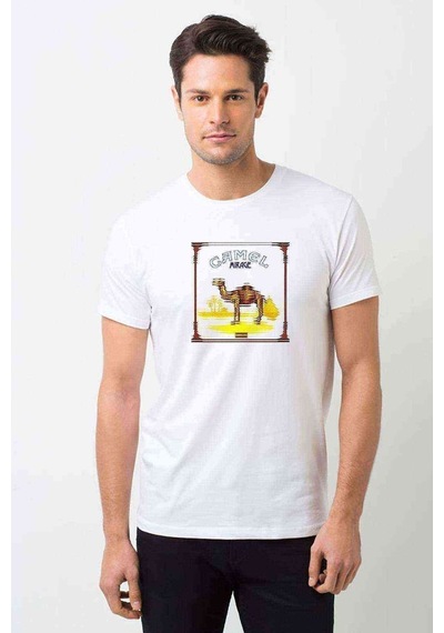 Camel Mirage Erkek Beyaz Tshirt