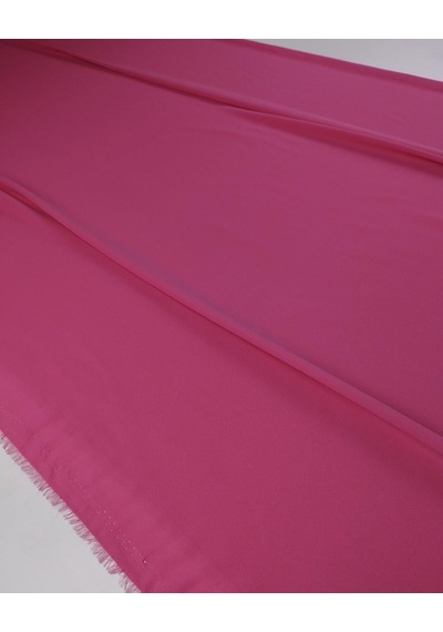 Şeker Pembe Renkte Krep Şifon Kumaş 145x300cm-11415