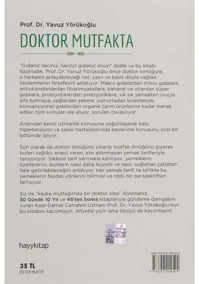 Doktor Mutfakta: Beslenmenin Felsefesi Ve Sağlıklı Yemek Tarifleri Kapak Değişebilir Sku: Smgstk95a3aea0a5