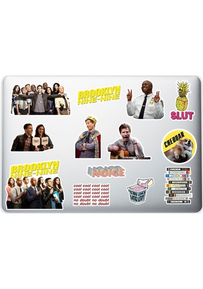 Brooklyn Nine Nine Laptop Notebook Tablet Telefon Sticker Set 21