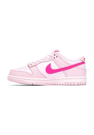 Nike Dunk Low Triple Pink Spor Ayakkabı Çok Renkli