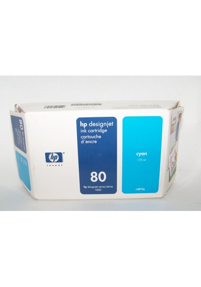 Hp C4872A No80 Cyan 175Ml 2010