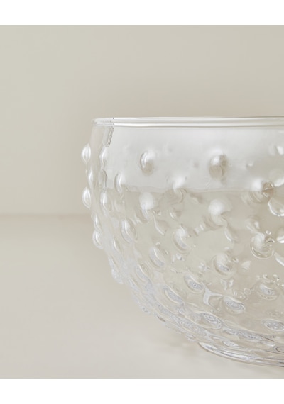 English Home Bubbles Cam Kase 21,5 Cm Şeffaf Şeffaf