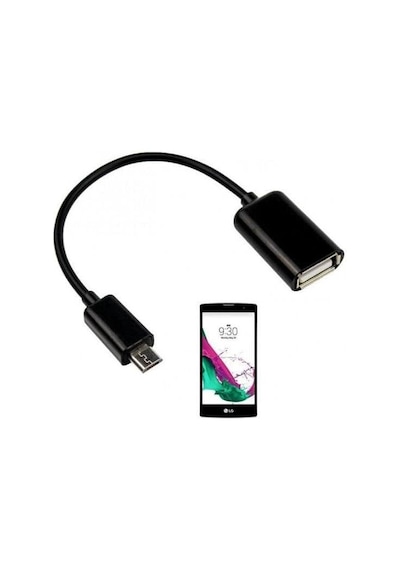 Micro Usb To Usb Çevirici Dönüştürücü Otg Klavye Mouse Flash Bağlantı Kablosu
