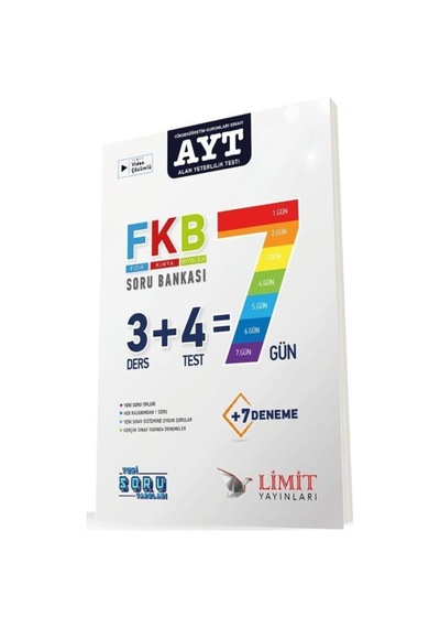 Limit Yayınları Ayt Fkb Soru Bankası
