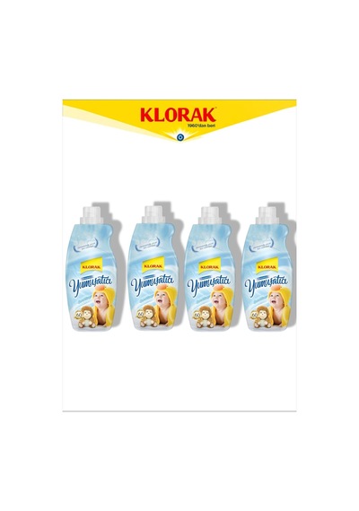 Yumuşatıcı Sensitive 1440 Ml. 60 Yıkama 4 Adet 4'lü Set