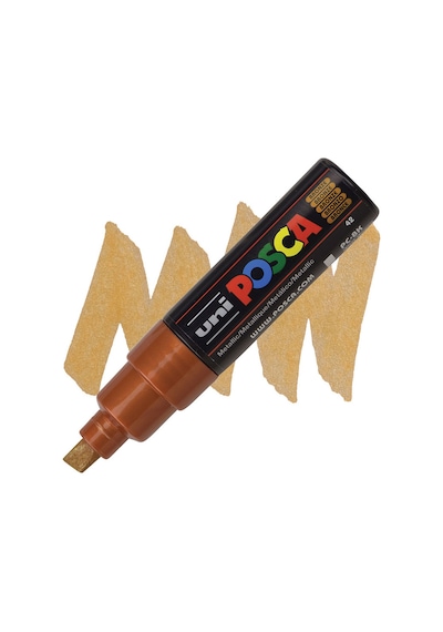 Uni Posca Marker Pc-8K 8.0 Mm Bronze