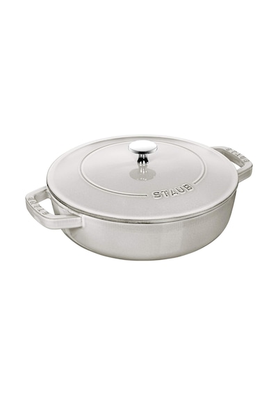 Staub Demir Döküm Sote Tenceresi 24cm Trüf Beyazı