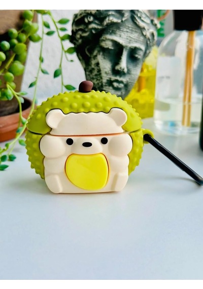 Airpods Pro - Pro2 İle Uyumlu Tasarımlı Kalın Silikon Koruyucu Kılıf - Kirpi