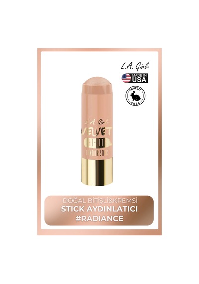 Velvet Contour Stick Doğal Bitişli &kremsi Stick Aydınlatıcı Hi-lite Radiance - Gcs582