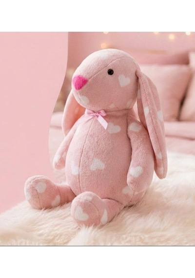Uyku Arkadaşım Uzun Kulak Bunny Peluş Tavşan 65 Cm Açık Pembe Genel