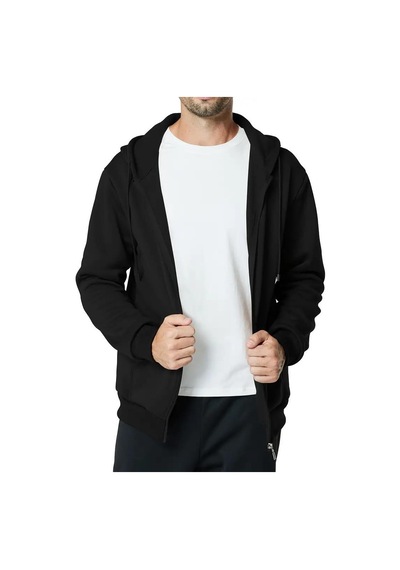Dynamo Erkek Kapüşonlu Fermuarlı Sweatshirt 6549 Bgl-st04026 Siyah