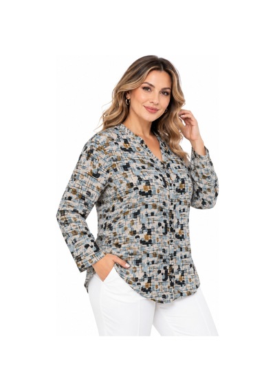 Wearon Kadın Düğmeli Modelli Bluz Bgl-st05659 Taş