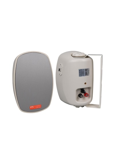Magicvoice Mv-22 12 Cm 40 Watt Komütatörlü Hat Trafolu Beyaz Sütun Hoparlör 2'li Okul Cami Konferans Salonu Hoparlörü