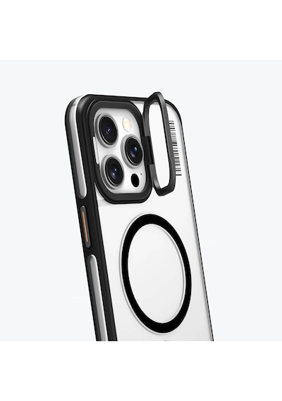 Apple Uyumlu iPhone 14 Pro Max Kılıf Magsafe Şarj Özellikli Youngkit Crystal Grid