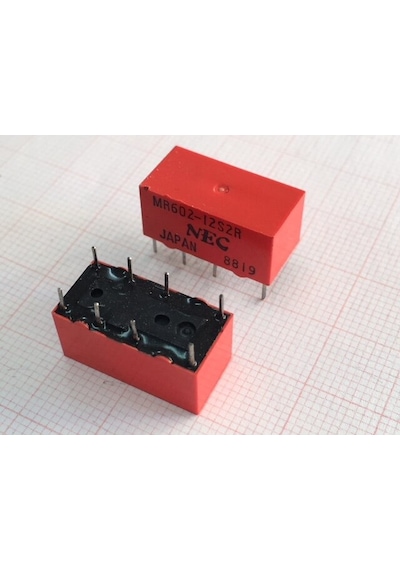 Mr602-12S2B 8Pin'Li Röle Çift Enversör Kontak 12Vdc 3A (6 Adet)