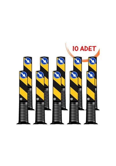 Refüj Başı Levhası Nedir Refüj Başı Levhası Esnek Refüj Başı Tabelası 75 Cm Evelux 100mm 10 Adet
