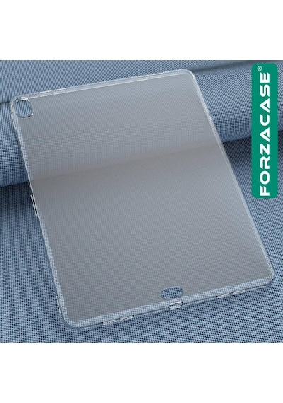 Forzacase Apple Uyumlu iPad  Air 13 2025 İle Silikon Kılıf Şeffaf - Fc013 Arka Kapak