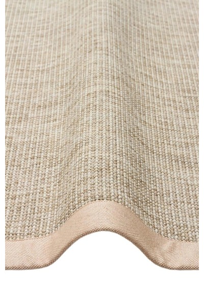 Eko Halı Ventura Vnt 2703 L.beige Bordür Beige Sisal Görünümlü İç Ve Dış Mekan Uyumlu Hav Vermeyen M