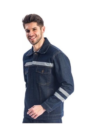 Kot İş Montu Myform 3109 Sona Denim 12 Ons Renk Mavi