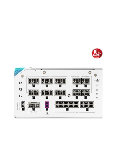 Asus Rog Thor 1200w 80+ Platinum Iıı Argb Atx 3.1 Gen5.1 Full Modüler Psu