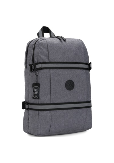 Kipling KIPLING Tamiko P Orta Boy Sırt Çantası GRİ CARBON EMBOSS REFLECTI
