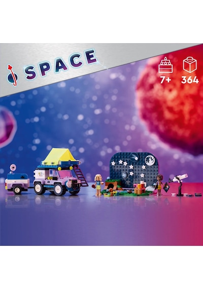 LEGO® Friends Yıldız Gözlemleme Kamp Aracı 42603 7+ Yaratıcı Oyuncak Yapım Seti - 364 Parça
