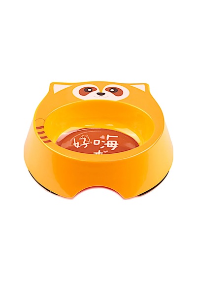 Bobo Sarı Köpek Kedi Köpek Mama Su Kabı Bo-3146a5 270 ML