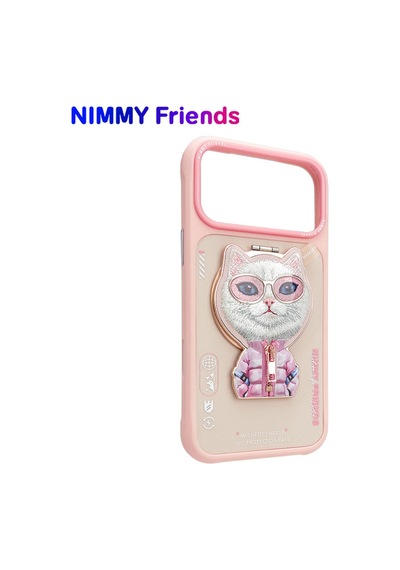 Apple Uyumlu iPhone 17 Pro Max Magsafe Standlı 3d Gözlük Fermuar Kedi Nakışlı Cool Cute 2.0 Kılıf 4 Şeffaf Apple Uyumlu iPhone 17 Pro Max Magsafe Standlı 3d Gözlük Fermuar Kedi Nakışlı Cool Cute 2.0 Kılıf 4 Şeffaf