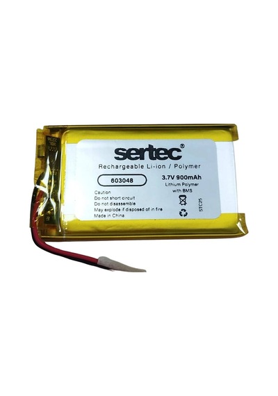 Sertec 603048 3.7v 900 Mah Li-polymer Pil Devreli/1.5a Evimdeyokyok