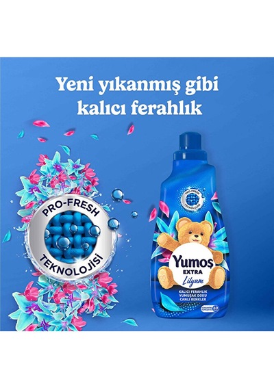 Yumoş Çamaşır Yumuşatıcısı Extra Konsantre Lilyum 1440 ML