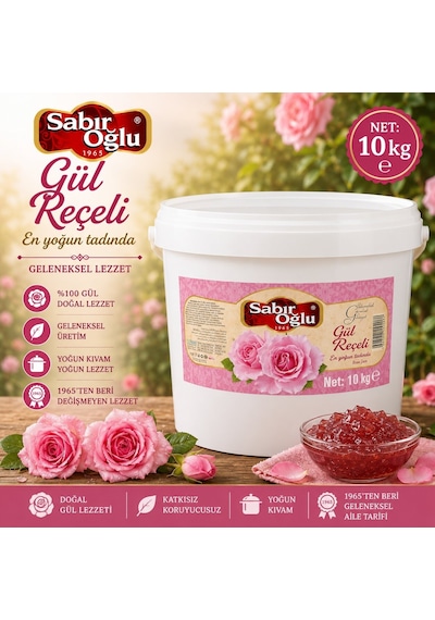 Sabıroğlu Gül Reçeli 10 KG
