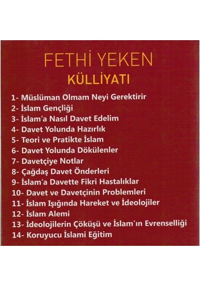 Fethi Yeken Külliyatı 14 Kitap Kutulu Ravza Yayınları