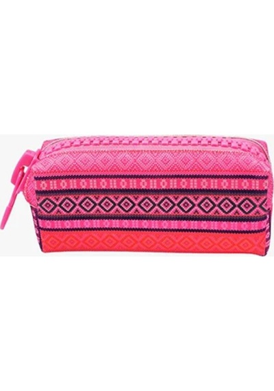Unicus Big Zip Etnik Desen Kalemkutu Uncs-976-pembe Çok Renkli