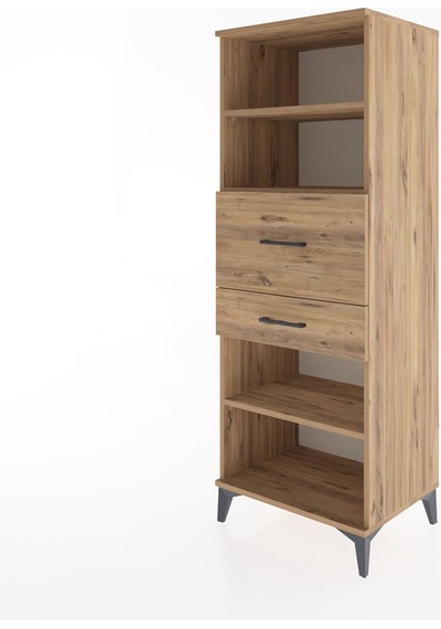 Hyperion Dolap 3 Raflı 2 Çekmeceli 60x44x163 Çam-çam Atlas Çam