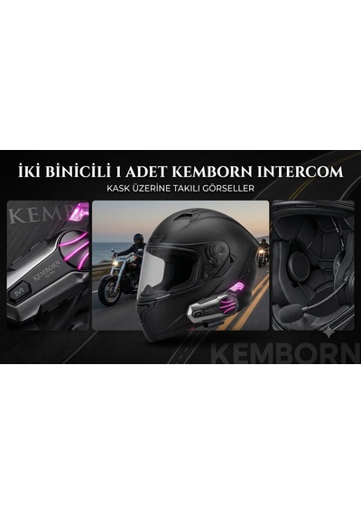 X2 Pro Motosiklet Kask Kulaklık 1adet 2 Binicili İntercom Bluetooth Seti 5. Nesil