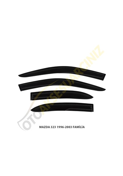 Mazda 323 Familia Sedan 1996 - 2003 Mugen Cam Rüzgarlığı 4 Lü N11.22698