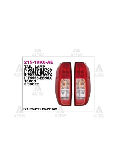 DEPO 215-19K6L-LD-UE Stop Lambası Sol Nissan Navara 06-