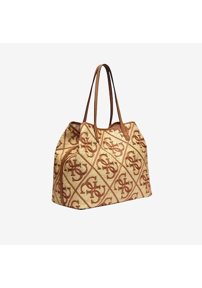 Guess Kadın Vegan Kirsten Tote Omuz Çantası Hwwl9743240 Kahverengi