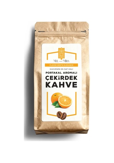 Orange Bean Coffee 200g, Portakal Aromalı Çekirdek Kahve Çekirdek Kahve