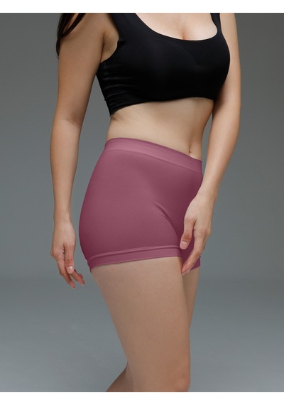 Moncorno Model Boxer Popo Şekillendirici İz Yapmayan Seamless Külot Gül Kurusu Renk Gül Kurusu