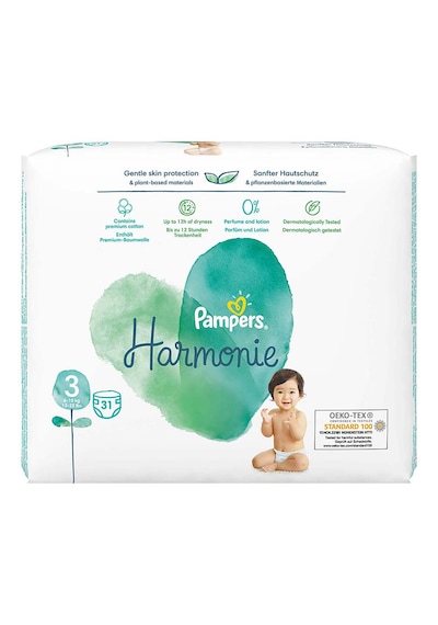Prima Pampers Harmonie Bebek Bezi 3 Numara İkiz Paket 31'li