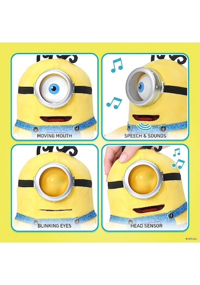 Minions James Elektronik Kukla 25 Cm Sarı