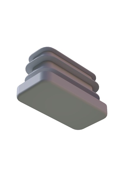 Cateksss 15x30 Mm Profil İçin Kademeli İçe Geçme Profil Tapası, Profil Kapak, Profil Tapa Beyaz - 42 Li Paket