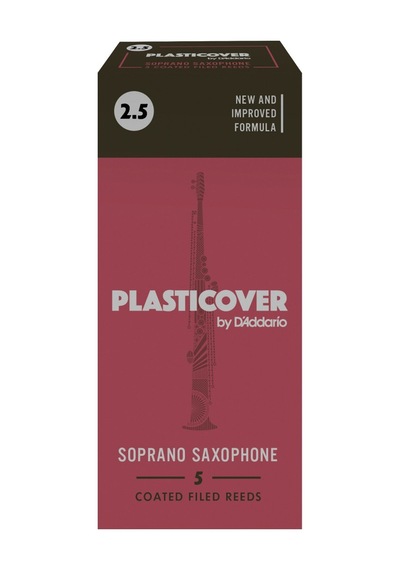 D'addario Rrp05ssx250 Plasticover Soprano Saksafon Kamışı No: 2.5 Profesyonel - 5'li Paket Dış Mekan Performanslarına Uygun Ve Parlak Ses Projeksiyonu