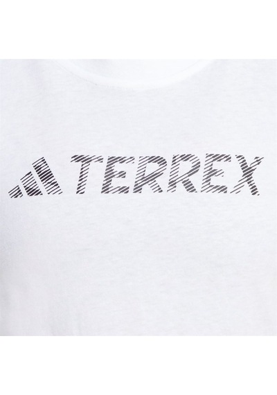 Adidas Terrex Classic Logo Tee W Hz1391 Kadın Tişört Beyaz