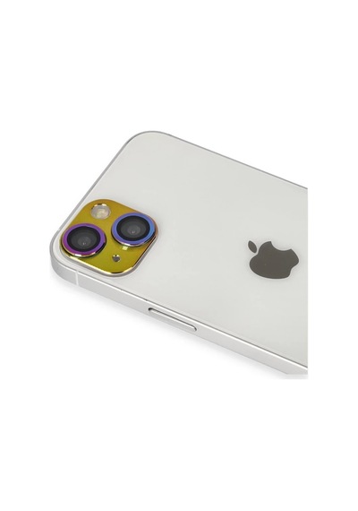 Apple İphone 13 Pers Alüminyum Kamera Lens - Rainbow Belirtilmemiş